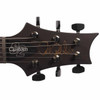 Front headstock with PRS SE Custom logo, Paul Reed Smith signature, and black tuning machines. card