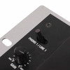Close-up of Phono 1/Line 1 selector and gain knob on the Numark iM1 mixer. card