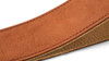 Taylor Gemstone 2.5" Sanded Leather Guitar Strap - Medium Brown
