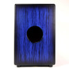 Latin Percussion Aspire Accents Cajon - Blue Burst Streak card