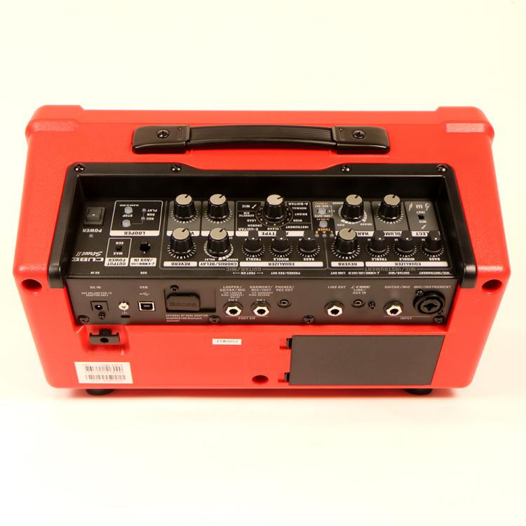 Roland CUBE Street II Battery Powered Combo Guitar Amp - Red - The