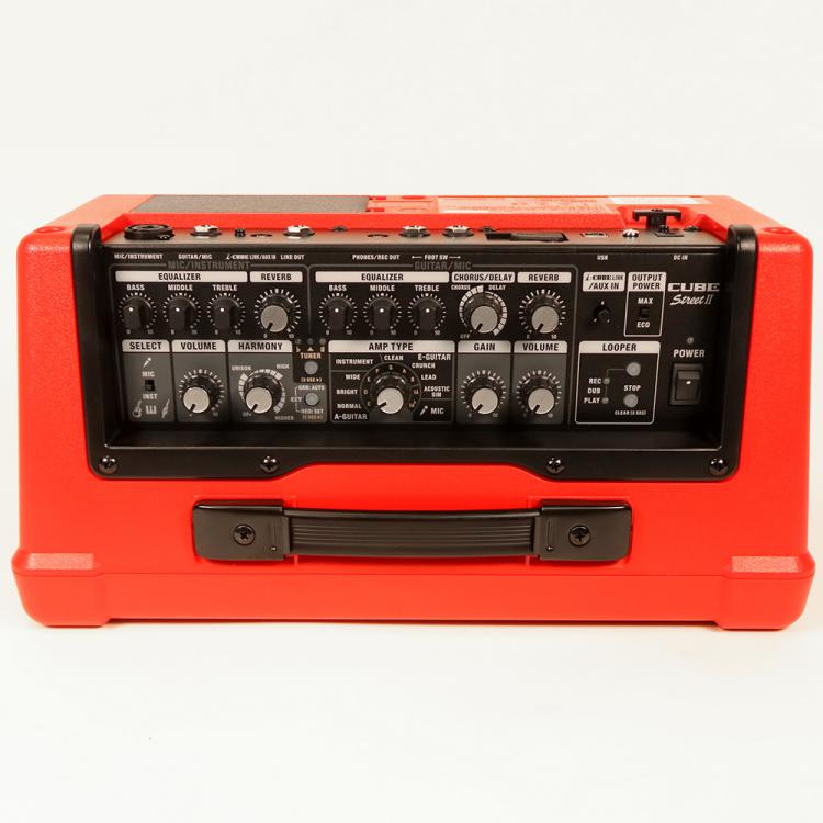Roland CUBE Street II Battery Powered Combo Guitar Amp - Red - The