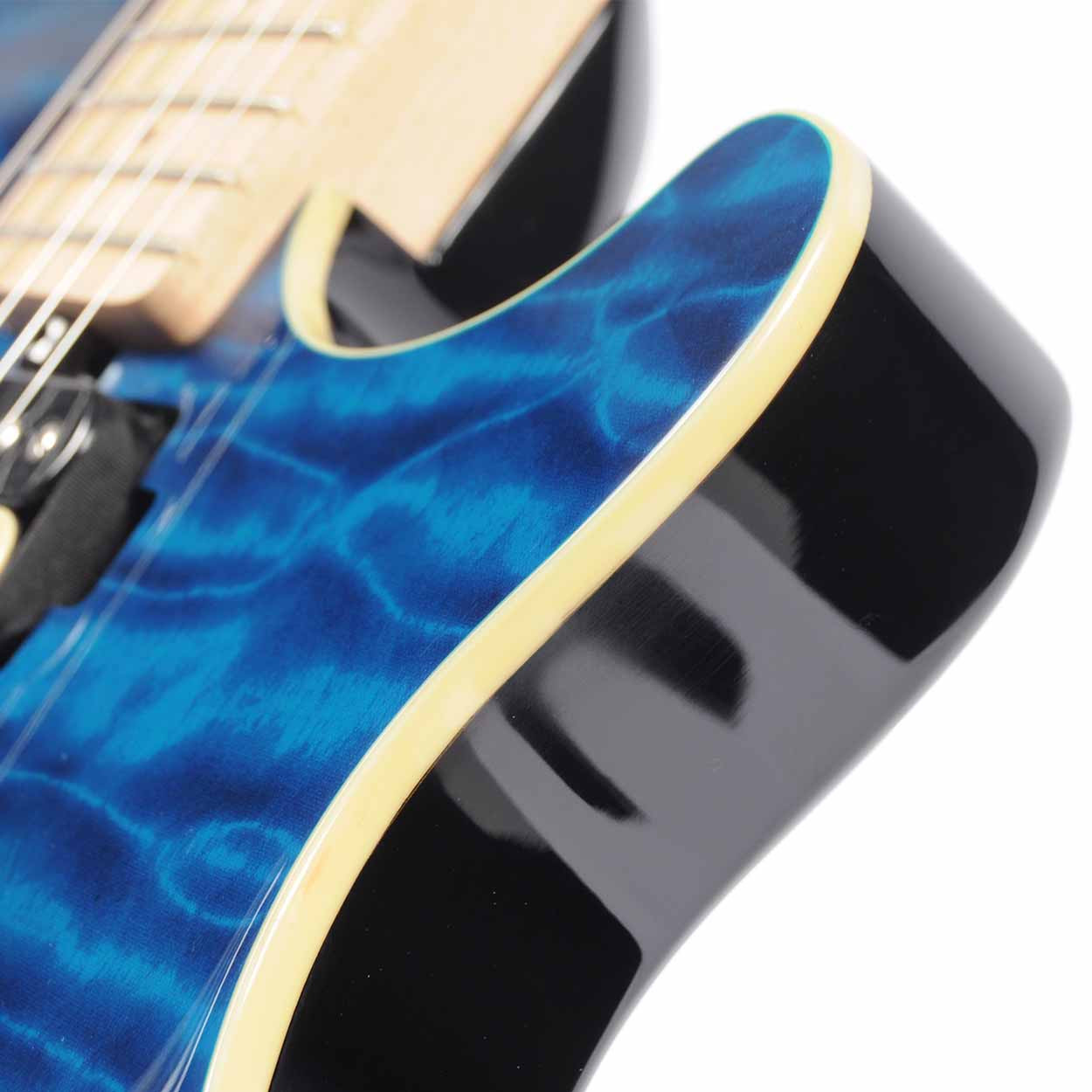 Sterling by Music Man AX4 Sub Series Transparent Blue USED - The