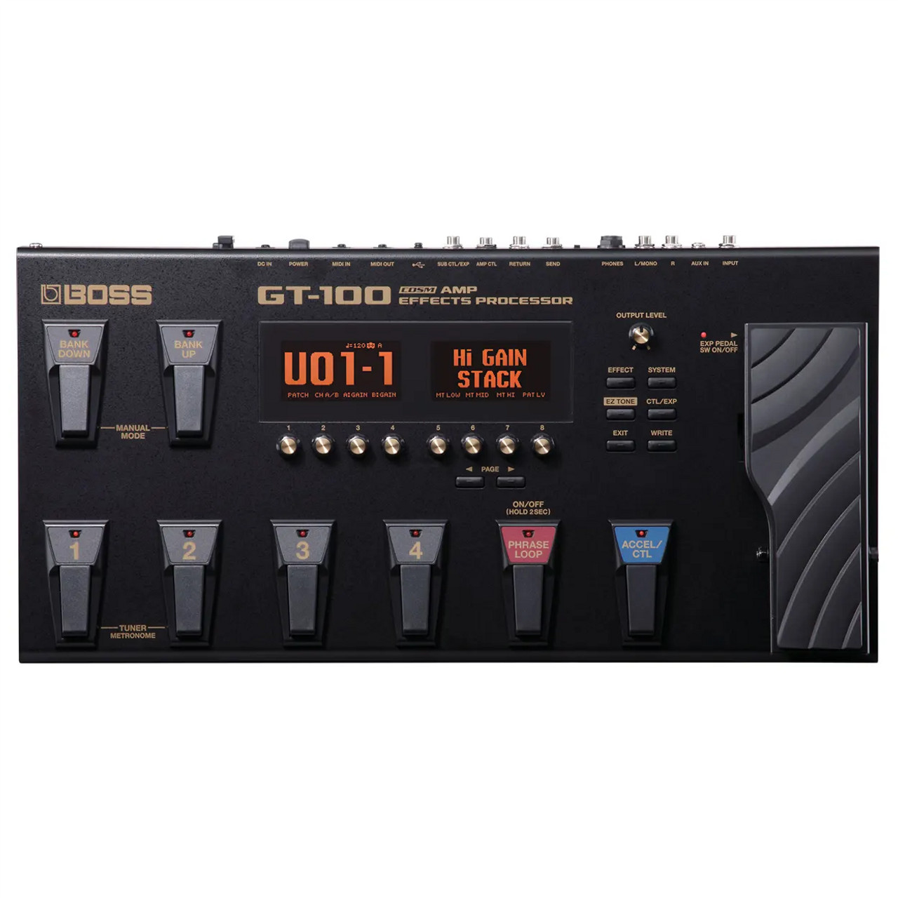Boss GT-100 Guitar Multi-Effects Processor - The Music Den