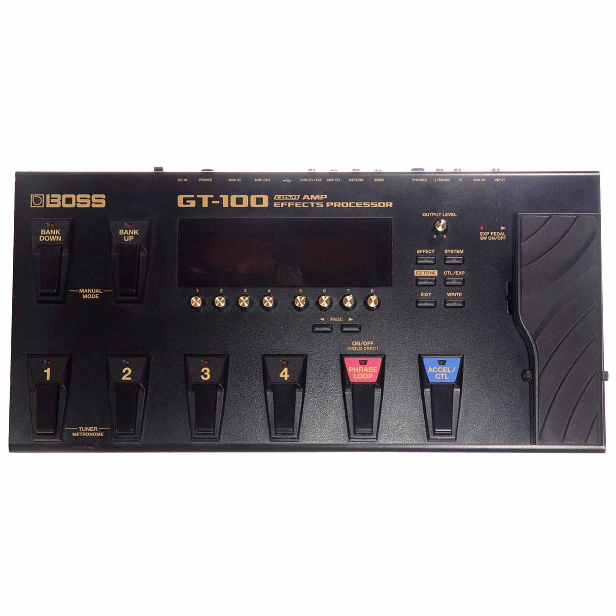 BOSS GT-100 ギターエフェクトプロセッサー Boss GT-100 Guitar Multi-Effects Processor USED - The Music Den