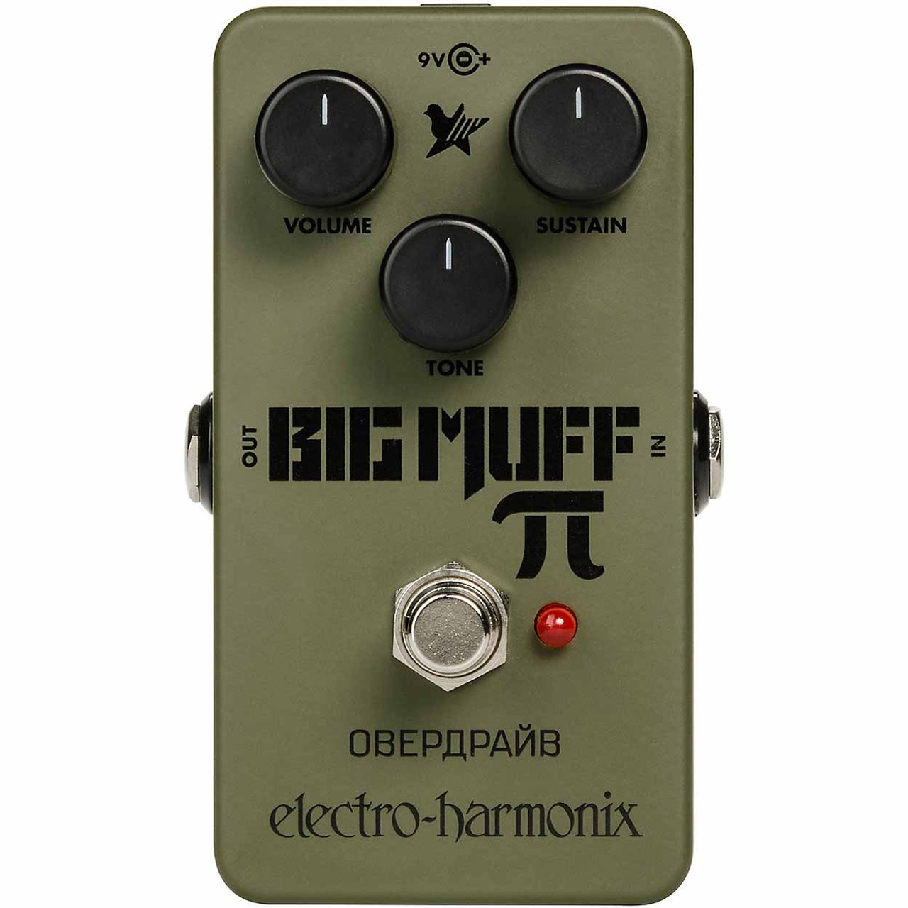 Electro-Harmonix Green Russian Big Muff Pi Fuzz Pedal - The Music Den