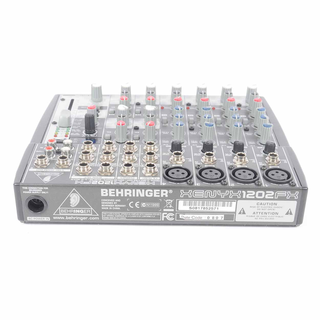Behringer Xenyx 1202FX 12-Input 2-Bus Mixer USED - The Music Den