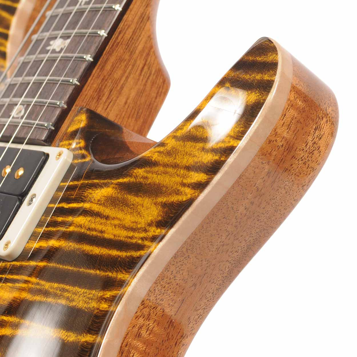 PRS Custom 24 - 10 Top / Pattern Thin - YI- Yellow Tiger - The