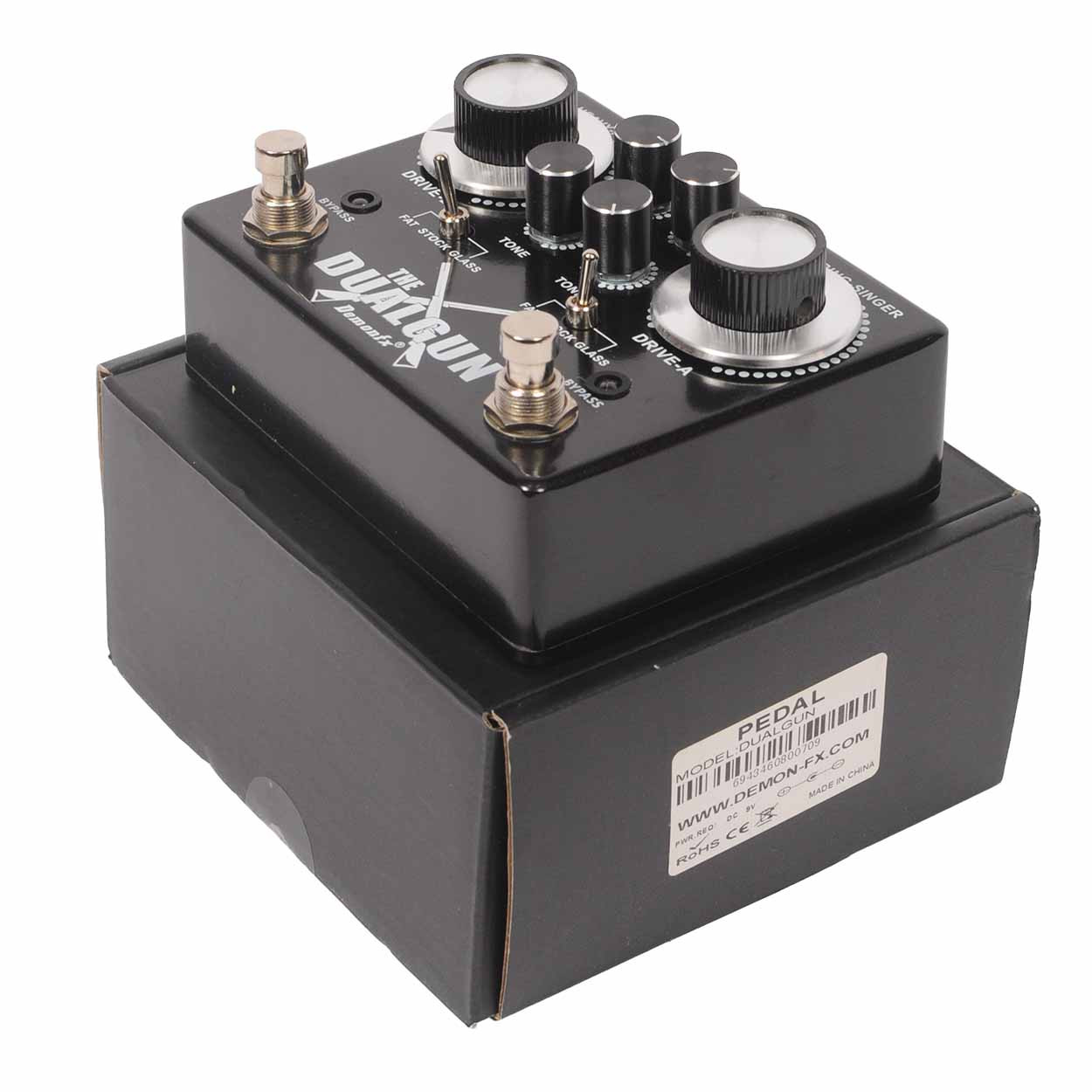 Demon-FX The Dual Gun Effect Pedal Overdrive Used - The Music Den