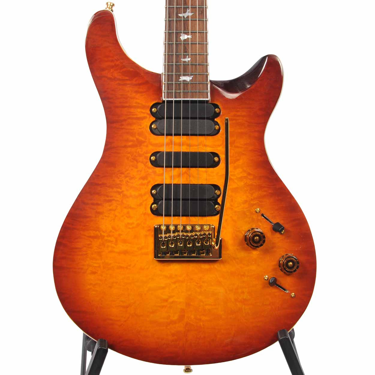 Replica* PRS 513 Electric Guitar Amber with PRS HS Case - The