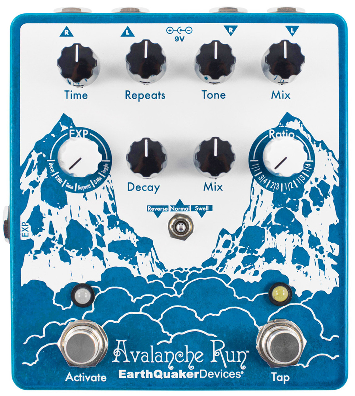Earthquaker Devices Avalanche Run Stereo Delay Reverb - The Music Den