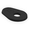 4-Pack of Black Stretchy Rubber Guitar Strap Locks for Two (2) Guitars