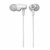 Audio Technica SonicFuel® In-ear Headphones with In-line Mic & Control - White Audio Technica SonicFuel® In-ear Headphones with In-line Mic & Control - White