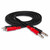 Hosa 2m Stereo Interconnect (Dual 1/4" TS - Dual RCA) Hosa 2m Stereo Interconnect (Dual 1/4" TS - Dual RCA)