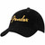Fender® Gold Spaghetti Logo Corduroy Baseball Hat - Black Fender® Gold Spaghetti Logo Corduroy Baseball Hat - Black