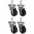 Ernie Ball Amp Casters - Deluxe Pop-in Socket Set Ernie Ball Amp Casters - Deluxe Pop-in Socket Set