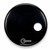 Aquarian Regulator RSM Offset Hole Bass Drumhead - Black Video Gloss Aquarian Regulator RSM Offset Hole Bass Drumhead - Black Video Gloss