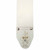 D'Andrea Ace Embossed Guitar Strap - White D'Andrea Ace Embossed Guitar Strap - White