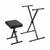 On Stage Keyboard Stand and Bench Pack