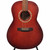 Art & Lutherie Folk Spruce Acoustic Guitar Cherry Burst with Chipboard Case