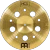 Front view of the Meinl HCS 16-inch Trash China cymbal with circular cutouts and brass finish. Front view of the Meinl HCS 16-inch Trash China cymbal with circular cutouts and brass finish.