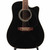 Takamine EF381SC 12-String Cutaway Acoustic-Electric Guitar Black with Case Used Takamine EF381SC 12-String Cutaway Acoustic-Electric Guitar Black with Case Used