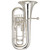 Yamaha YEP-321S Intermediate Bb 4-Valve Euphonium - Silver Plated