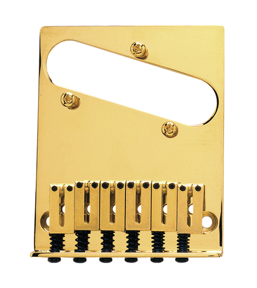 6-Saddle American Series Telecaster® Bridge Assembly (Gold)