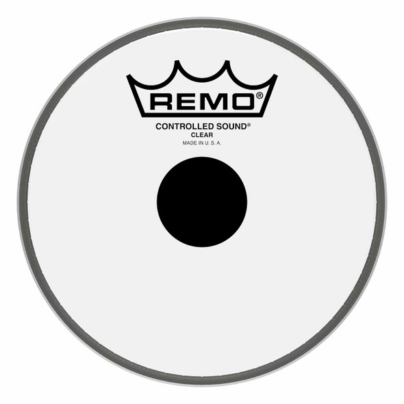 Remo Controlled Sound® Clear Top Black Dot™ Drumhead