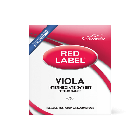 Red Label Viola Strings 3/4 (14") Set