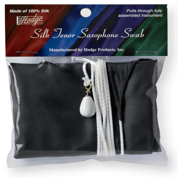 Tenor Saxophone Silk Swab Black