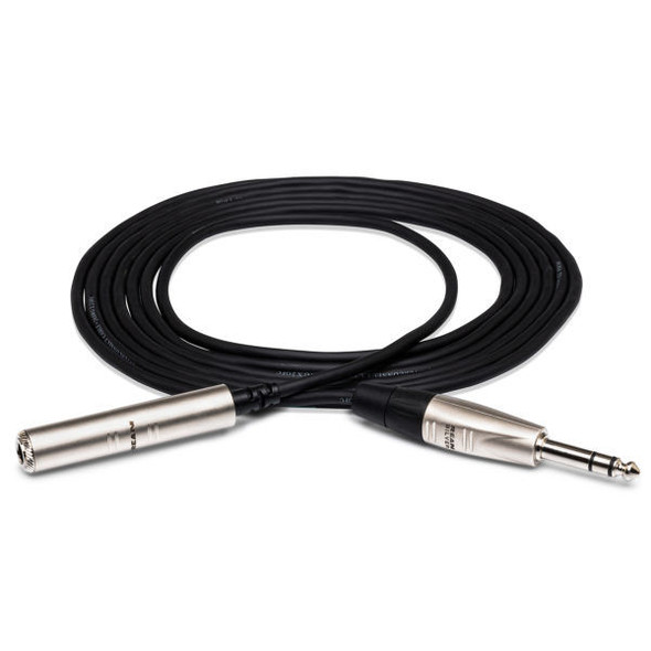 Hosa Technology REAN 1/4" TRS Male to 1/4" TRS Female Pro Headphone Extension Cable (25')