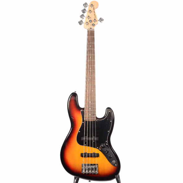 Squier® Affinity Series Jazz Bass 5-String - 3-Color Sunburst Front