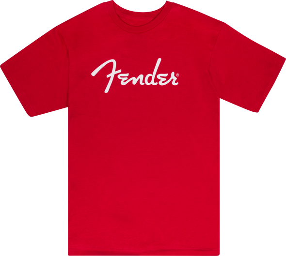 Fender® Spaghetti Logo T-Shirt, Dakota Red, XL