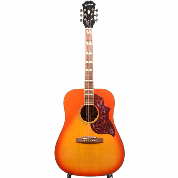 Epiphone Hummingbird Studio (Acoustic/Electric) - Faded Cherry Front