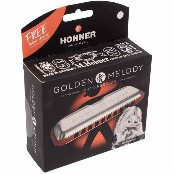 Hohner Golden Melody Harmonica - Key Of Db - The Music Den