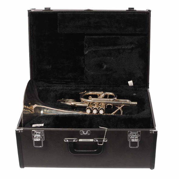Yamaha YMP-204MS marching mellophone in fitted hard case card