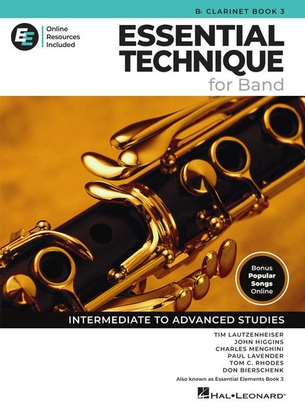 Essential Technique for Band with EEi - Clarinet - 3 - Intermediate to Advanced Studies