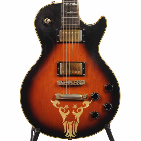 Carlo Robelli Les Paul Sunburst w/inlays Electric Guitar w/OHSC USED