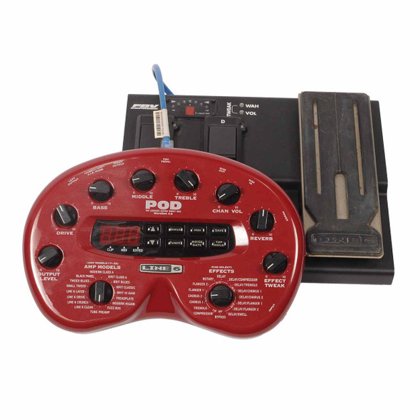 Line 6 Pod 2.0 Multi Effects Pedal with FBV Expression Pedal USED Line 6 Pod 2.0 Multi Effects Pedal with FBV Expression Pedal USED