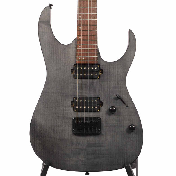 Ibanez RG6003FM Electric Guitar Transparent Grey Flat w/Bag USED Top