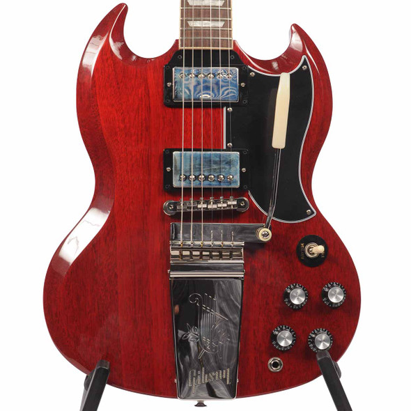 SG Standard '61 Sideways Vibrola - Vintage Cherry - The Music Den