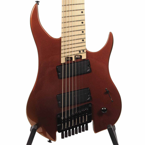 Legator Ghost G8FS 8-String Headless Multiscale Electric Guitar Solar Eclipse w/Bag USED Top