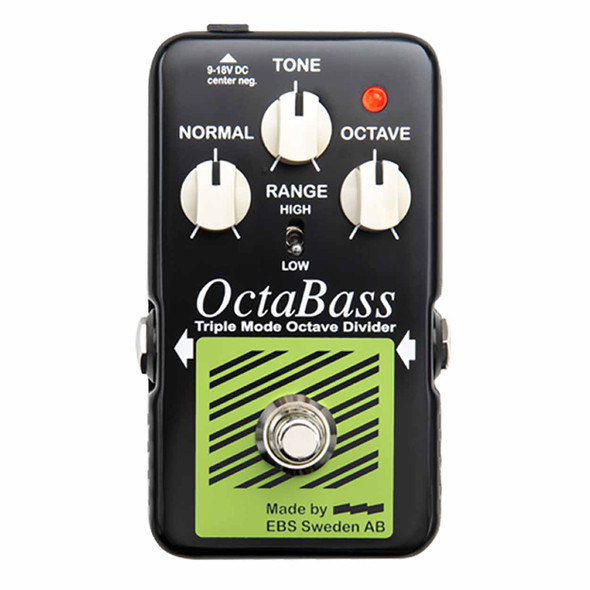 EBS OctaBass Blue Label Triple Mode Octave Divider Pedal - The