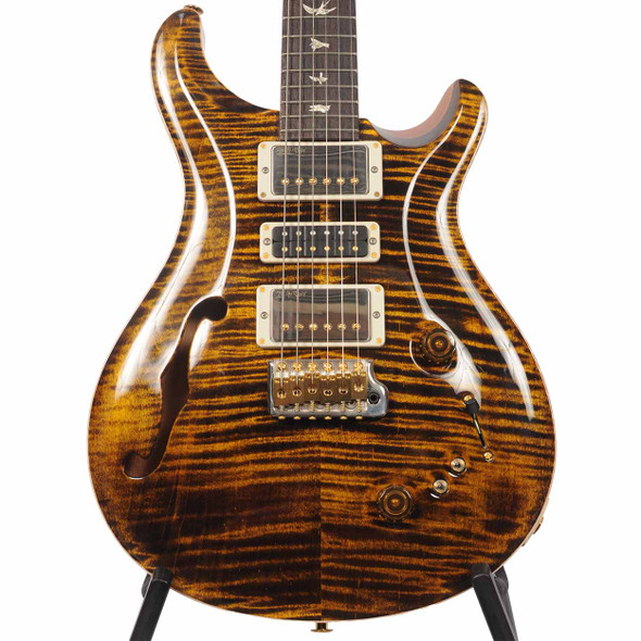 PRS Custom 24 - 10 Top / Pattern Thin - YI- Yellow Tiger - The