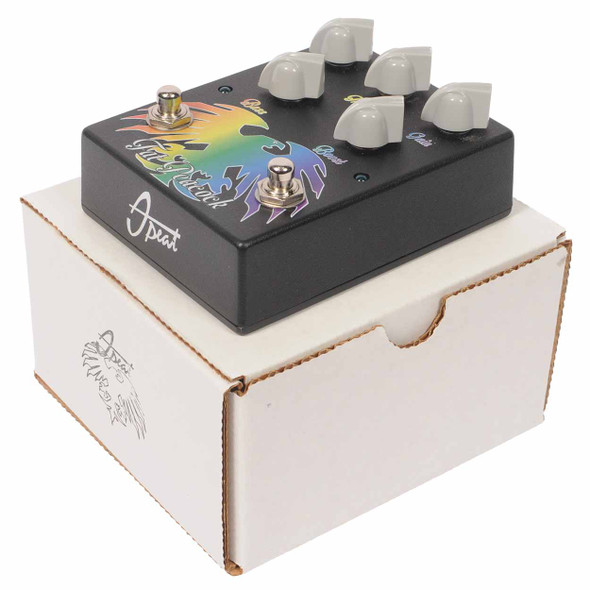 AJ Peat Fat Peacock Boost Pedal with Box Used