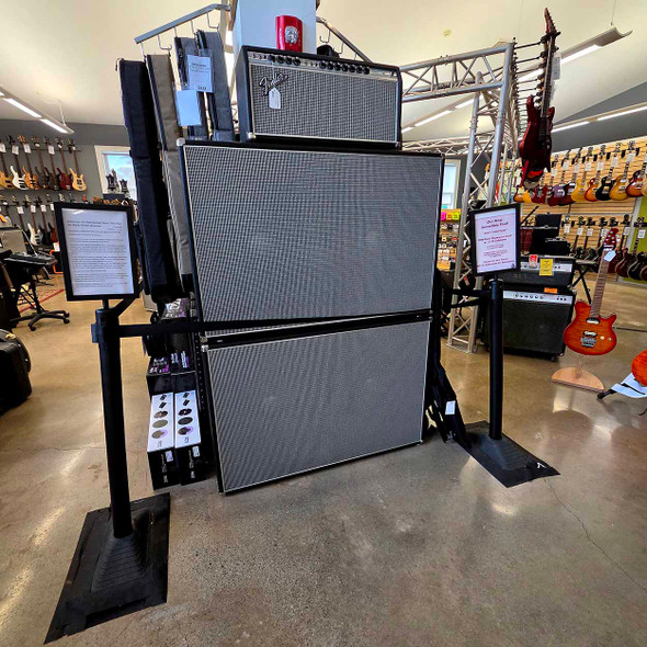  Fender 1968 Dual Showman Reverb TFL5000D 100-Watt Head with Two 2x15" Cabinets & Cases Used card