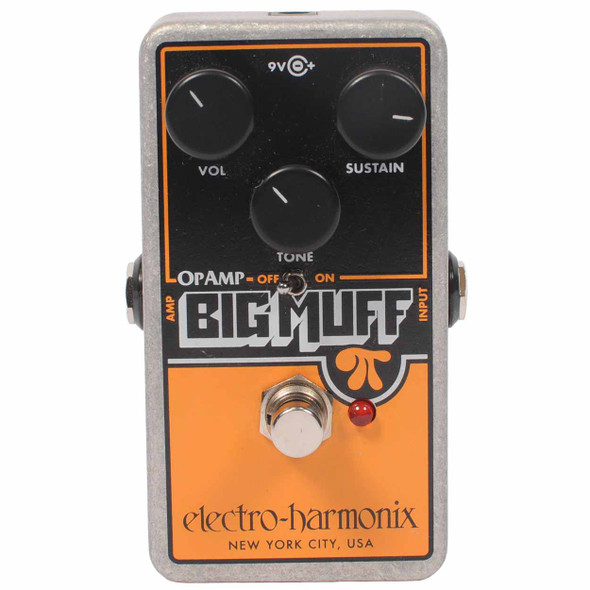Electro-Harmonix OpAmp Big Muff Pi Fuzz Guitar Effects Pedal Used