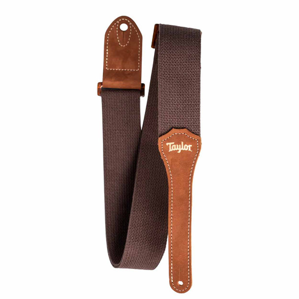 Taylor GS Mini Strap 2" Cotton Guitar Strap - Chocolate Brown
