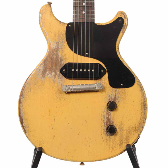 Rock & Roll Relics Thunders Electric Guitar Aged Graffiti Yellow w/HS Case Used